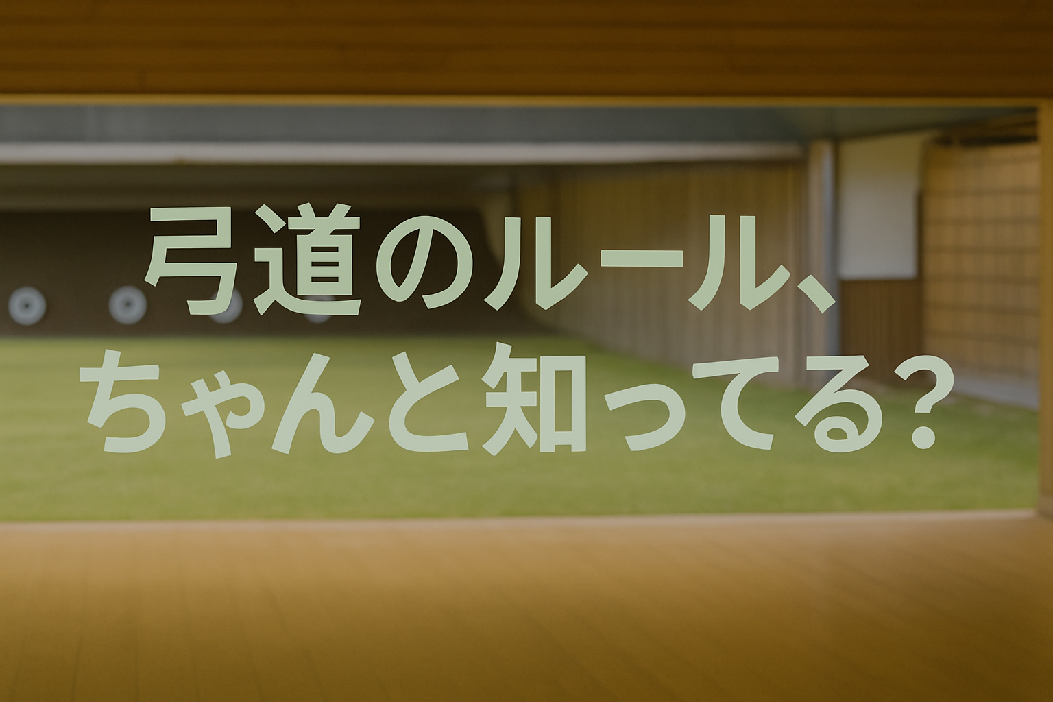 弓道のルール解説｜試合の基本と知っておきたいポイントのアイキャッチ画像2